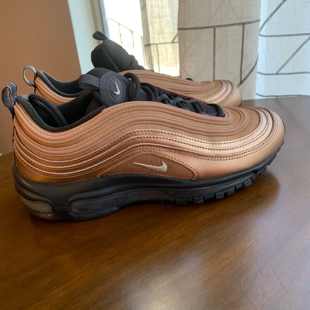 Nike Air Max 97 sparkle metallic pink copper